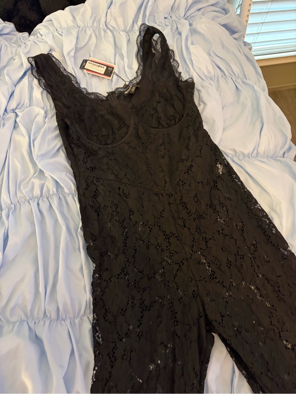 Black Lace Bodysuit Jumpsuit